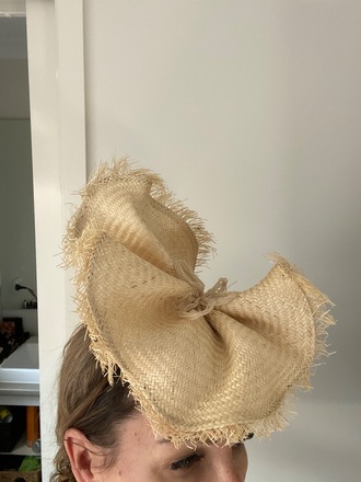 Straw percher natural colour 