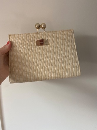 Straw percher natural colour 