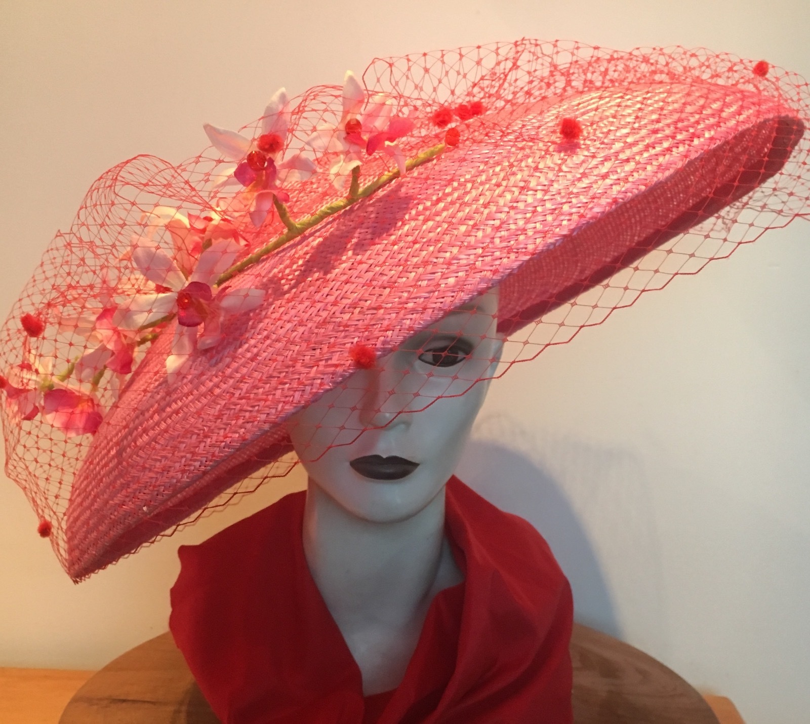 Cloth cap Dior Pink size 58 cm in Cloth  17367887