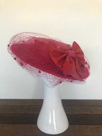 Big Red & Hot Pink Boater 