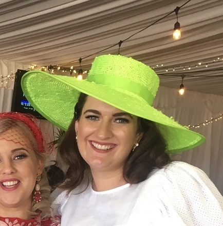 Neon Green Brimmed Hat 