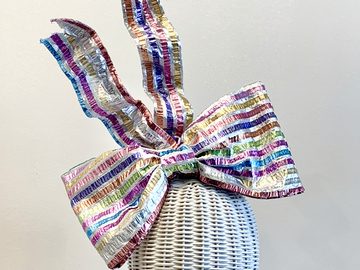 For Rent: Metallic Rainbow Statement Bow 