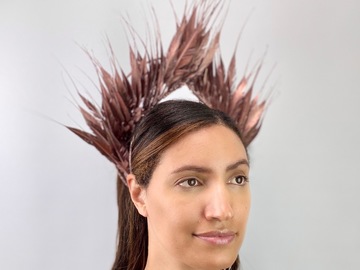 For Rent: Rose Gold Feather Crown 
