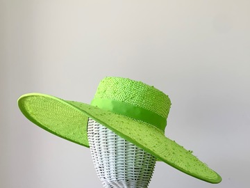 For Rent: Neon Green Brimmed Hat 