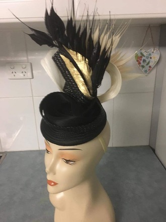 Vintage Rose Millinery Statement headpiece