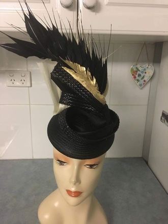 Vintage Rose Millinery Statement headpiece