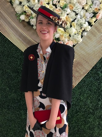 Allport Millinery Black boater