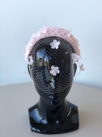 English Garden Ice Pink headband