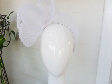 For Sale: White Crinoline Headband