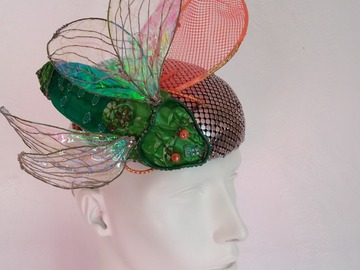For Sale: Cicada Beret made from recycled materials