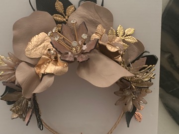 For Sale: Leather Flower crown