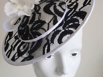 For Sale: Black lace hat