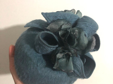 For Rent: Teal Blue Fur Hat