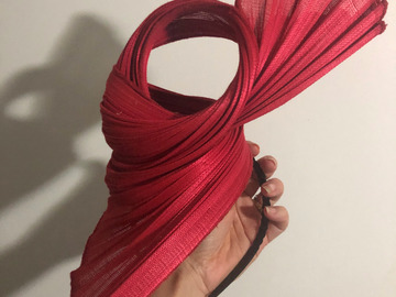 For Rent: Red swirl on headband