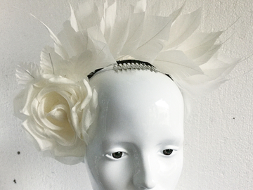 For Sale: White Feather headband 