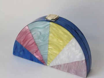 For Rent: Acrylic rainbow clutch 