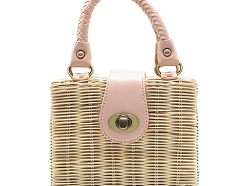 For Sale: Cane/Top Handle - Natural/Blush