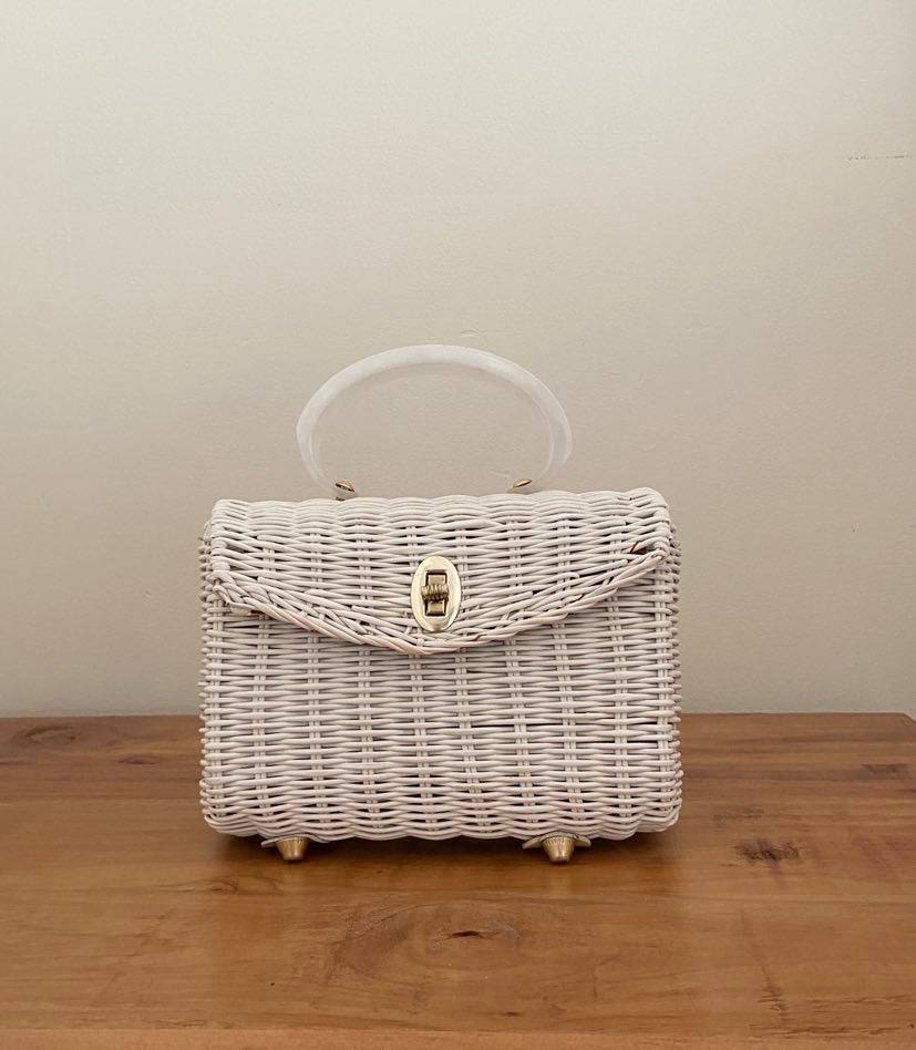 Vintage Lesco Lona Wicker Handbag – just dandies