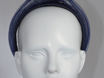 For Sale: Crinoline Headband- Navy