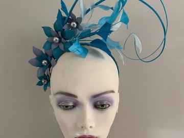 For Sale: Powder blue and turquoise headband 