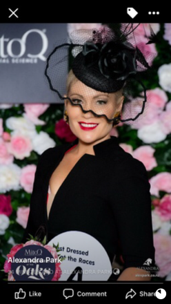 Stunning Monika Neuheuser fascinator