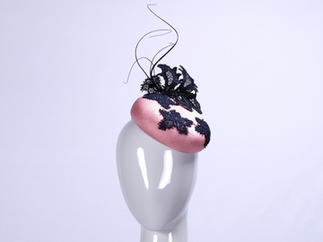 For Sale: Pink Straw Button