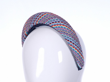 For Sale: Multi coloured,  Bubble Stripe Fabric Headband