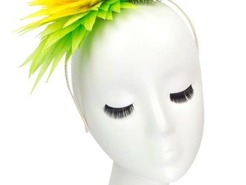 For Sale: CITRUS - Lotus Feather Flower Headband