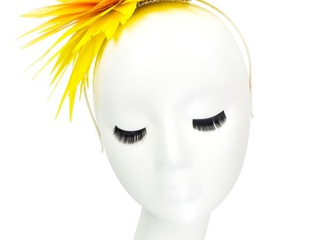 For Sale: SUNBURST - Lotus Feather Flower Headband