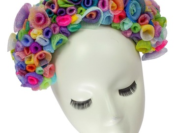 For Sale: SEAFOAM - Crinoline Embellished Headband