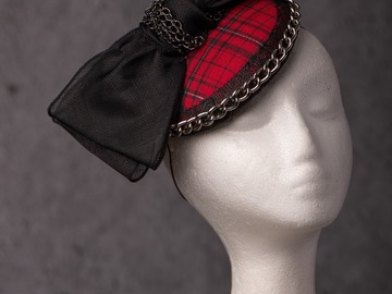 For Sale: Red Tartan with Bow and chains