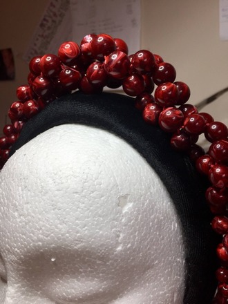 Red Dragon beaded Crown