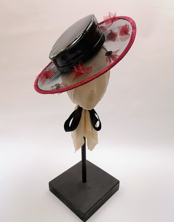 ROXY - PVC and crin boater