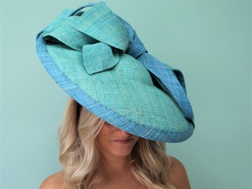 For Sale: Blue Wide brim hat 
