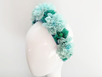 For Sale: ARIA - GREEN FLORAL HEADBAND