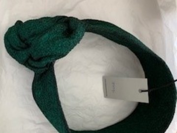 For Sale: Nerida Winter - Green/ Black Turban 