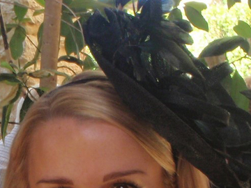 For Sale: Classic Black Fascinator