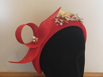 For Sale: Red embellished  hairband 