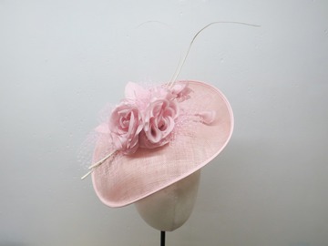 For Sale: Pale pink and rose sloped disc