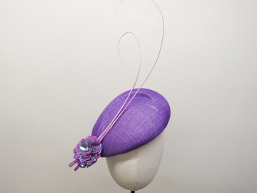 For Sale: Lilac and sequin flower pillbox 