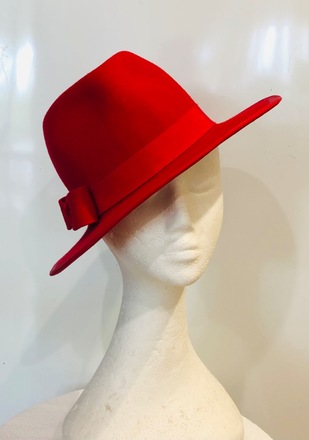 Red Felt Hat “Scarlet”