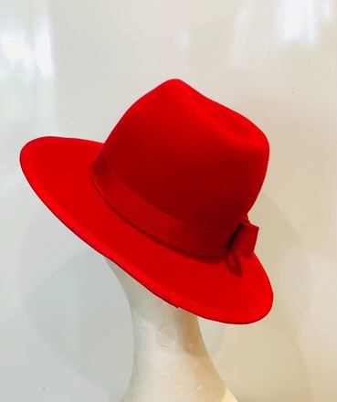 Red Felt Hat “Scarlet”