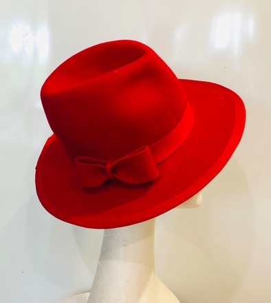 Red Felt Hat “Scarlet”