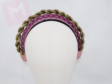 For Sale: Lilac and Gold Headband 