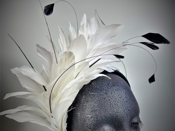 For Sale: White feather headband