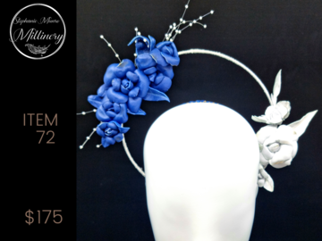 For Sale: Item 72 - Blue/White Leather Halo
