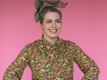 For Sale: Docker Bow Headband in Green