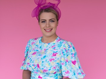 For Sale: Oxley Bow Halo Headband in Pink