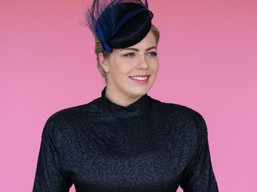 For Sale: Quinn Beret in Navy and Black