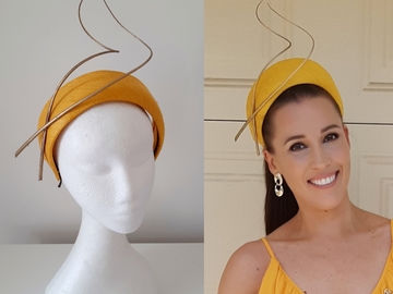 For Rent: Golden yellow headpiece